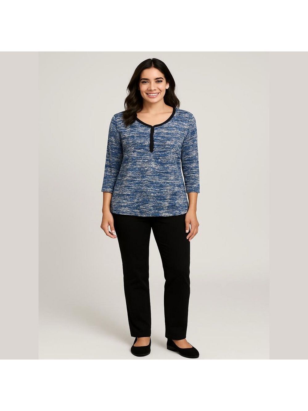 Laura Ashley large 3/4 sleeve blouse